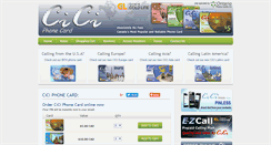 Desktop Screenshot of ciciphonecard.com